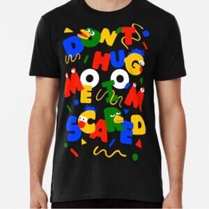 Spencer's Black "Don't Hug Me I'm Scared" Short Sleeve T-Shirt NEW without Tags